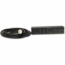 APC by Schneider Electric Basic Rack 4.992kVA PDU Basic - NEMA L14-30P - 12 x NEMA 5-20R - 200 V, 208 V - 4992 W - 28 ft Cord Length - 2U - Horizontal - Rack-mountable