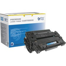 Elite Image Remanufactured MICR High Yield Laser Toner Cartridge 55X (CE255X) - Black - 1 Each 12500 Pages