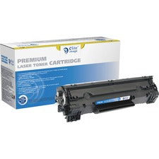 Elite Image Remanufactured MICR Laser Toner Cartridge 85A (CE285A) - Black - 1 Each 1600 Pages