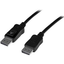 StarTech.com 15m Active DisplayPort Cable - M/M 49.21 ft DisplayPort Video Cable for Audio/Video Device, Audio Amplifier, Projector, Monitor, Notebook, Workstation, Graphics Card - First End: 1 x 20-pin DisplayPort 1.2 Digital Audio/Video - Male - Second