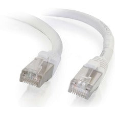 C2G 6ft Cat6 Snagless Shielded (STP) Ethernet Network Patch Cable - White 6 ft Category 6 Network Cable for Network Device - First End: 1 x RJ-45 Network - Male - Second End: 1 x RJ-45 Network - Male - Patch Cable - Shielding - Gold, Nickel Plated Connect