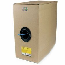 StarTech.com 1000 ft Bulk Roll of Blue CMR Cat 6 Solid UTP Riser Cable 1000 ft Category 6 Network Cable for Network Device - First End: Bare Wire - Second End: Bare Wire - 10 Gbit/s - CMR, Riser - 23 AWG - Blue - 1 Each - TAA Compliant