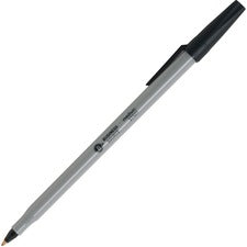 Business Source Bulk Pack Ballpoint Stick Pens Medium Pen Point - Black Ink - Tungsten Carbide Tip - 60 / Box