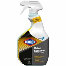 CloroxPro™ Urine Remover for Stains and Odors Spray For Multipurpose - 32 fl oz (1 quart) - Recommended For: Urine Remover, Odor Remover, Stain Remover - Absorbent, Soft - White - 1 Each
