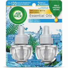 Air Wick Scented Oil Warmer Refill Oil - 0.7 fl oz (0 quart) - Freshwater - 60 Day - 2 / Pack