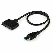 StarTech.com SATA/USB Data Transfer/Power Cable 1 x 15-pin SATA 3.0/Power - Male - 1 x 9-pin USB 3.2 (Gen 1) Type A - Male - Black - 1 Each