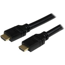 StarTech.com 25 ft 7m Plenum-Rated High Speed HDMI Cable - HDMI to HDMI - M/M 25 ft HDMI Video Cable for Audio/Video Device, Blu-ray Player, DVD Player, Digital Video Recorder, Gaming Console, Projector, TV, HDTV - First End: 1 x 19-pin HDMI Digital Audio