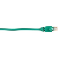 Black Box Connect Cat.5e UTP Patch Network Cable 2 ft Category 5e Network Cable for Network Device - First End: 1 x RJ-45 Network - Male - Second End: 1 x RJ-45 Network - Male - 1 Gbit/s - Patch Cable - Gold Plated Contact - CM - 26 AWG - Green - 1 Each