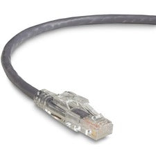 Black Box GigaTrue 3 Cat.6 UTP Patch Network Cable 15 ft Category 6 Network Cable for Patch Panel, Wallplate, Network Device - First End: 1 x RJ-45 Network - Male - Second End: 1 x RJ-45 Network - Male - 1 Gbit/s - Patch Cable - Gold Plated Contact - CM -