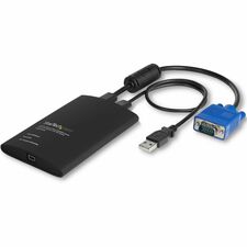 StarTech.com USB Crash Cart Adpater 1 Computer(s) - 1 Local User(s) - WUXGA - 1920 x 1200 Maximum Video Resolution - 2 x USB - 1 x VGA - Portable - For PC, Linux, Mac - TAA Compliant