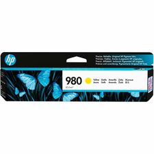 HP 980 (D8J09A) Original Inkjet Ink Cartridge - Single Pack - Yellow - 1 Each 6600 Pages