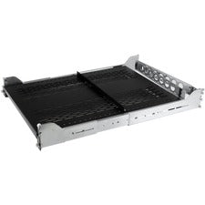 StarTech.com Rack Shelf For Server - 2U Rack Height x 19" Rack Width x 31.60" Rack Depth - Rack-mountable - 4 Post - Black - Cold-rolled Steel (CRS) - 110 lb Maximum Weight Capacity - TAA Compliant