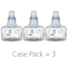PURELL® Hand Sanitizer Foam Refill 23.67 fl oz - Hands-free Dispenser - Kill Germs - Hand, Skin - Clear - Eco-friendly - 3 / Carton
