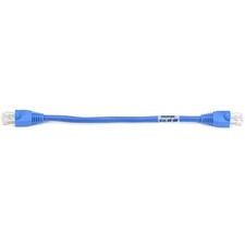 Black Box GigaTrue Cat.6 UTP Patch Network Cable 9" Category 6 Network Cable for Patch Panel, Wallplate, Network Device - First End: 1 x RJ-45 Network - Male - Second End: 1 x RJ-45 Network - Male - 1 Gbit/s - Patch Cable - Gold Plated Contact - CM - 24 A
