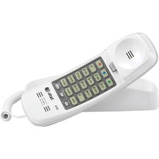AT&T Trimline 210WH Standard Phone - White 1 x Phone Line
