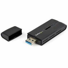 StarTech.com IEEE 802.11ac Wi-Fi Adapter for Desktop Computer - TAA Compliant USB 3.0 - 1.17 Gbit/s - 2.48 GHz ISM - 5.81 GHz UNII - External
