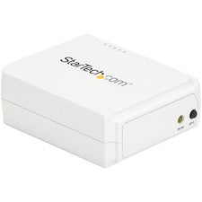 StarTech.com Wireless Print Server ISM Band - 2.40 GHz ISM Maximum Frequency - 1 Number of Antenna(s) - 150 Mbit/s Wireless Transmission Speed - Network (RJ-45) - USB - Fast Ethernet - Wi-Fi - IEEE 802.11n - External - TAA Compliant