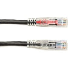 Black Box GigaBase 3 Cat.5e UTP Patch Network Cable 4 ft Category 5e Network Cable for Patch Panel, Wallplate, Network Device - First End: 1 x RJ-45 Network - Male - Second End: 1 x RJ-45 Network - Male - 1 Gbit/s - Patch Cable - Gold Plated Contact - CM
