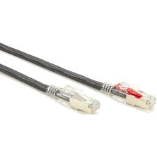 Black Box GigaBase 3 Cat.5e (F/UTP) Patch Network Cable 20 ft Category 5e Network Cable for Patch Panel, Wallplate, Network Device - First End: 1 x RJ-45 Network - Male - Second End: 1 x RJ-45 Network - Male - 1 Gbit/s - Patch Cable - Shielding - Gold Pla