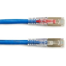 Black Box GigaBase 3 Cat.5e (F/UTP) Patch Network Cable 20 ft Category 5e Network Cable for Patch Panel, Wallplate, Network Device - First End: 1 x RJ-45 Network - Male - Second End: 1 x RJ-45 Network - Male - 1 Gbit/s - Patch Cable - Shielding - Gold Pla