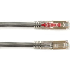 Black Box GigaBase 3 Cat.5e (F/UTP) Patch Network Cable 15 ft Category 5e Network Cable for Patch Panel, Wallplate, Network Device - First End: 1 x RJ-45 Network - Male - Second End: 1 x RJ-45 Network - Male - 1 Gbit/s - Patch Cable - Shielding - Gold Pla