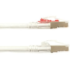 Black Box GigaBase 3 Cat.5e (F/UTP) Patch Network Cable 3 ft Category 5e Network Cable for Patch Panel, Wallplate, Network Device - First End: 1 x RJ-45 Network - Male - Second End: 1 x RJ-45 Network - Male - 1 Gbit/s - Patch Cable - Shielding - Gold Plat