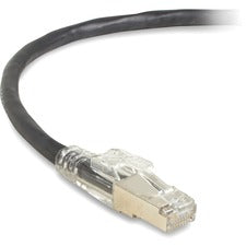 Black Box CAT6A 650-MHz Locking Snagless Patch Cable 3 ft Category 6a Network Cable for Patch Panel, Network Device - First End: 1 x RJ-45 Network - Male - Second End: 1 x RJ-45 Network - Male - 10 Gbit/s - Patch Cable - Shielding - Gold Plated Contact -