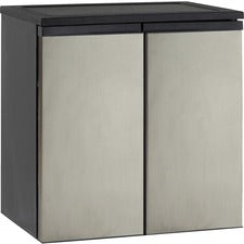Avanti Model RMS551SS - SIDE-BY-SIDE Refrigerator/Freezer 5.50 ft³ - Auto-defrost - Side by Side - Auto-defrost - 3.30 ft³ Net Refrigerator Capacity - 2.20 ft³ Net Freezer Capacity - 120 V AC - 338 kWh per Year - Stainless Steel - Smooth - Glass, Stain