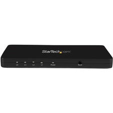 StarTech.com 4K HDMI 4-Port Video Splitter-1x4 HDMI Splitter w/Solid Aluminum Housing-4K 30Hz 30 Hz to 30 Hz - 1 x HDMI In - 4 x HDMI Out