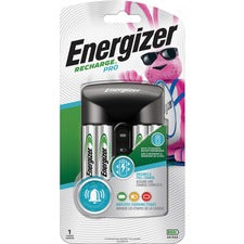 Energizer Recharge Pro AA/AAA Battery Charger 3 Hour Charging - 4 - AA, AAA - LED Indicator - 1 Each