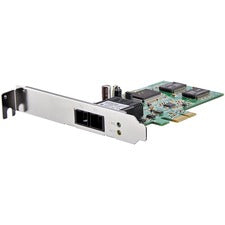 StarTech.com 1 Port PCI Express Gigabit Fiber Network Card PCI Express x1 - 2 Gbit/s Data Transfer Rate - 1 Port(s) - 1 x SC Port(s) - Optical Fiber - 1000Base-SX - Plug-in Card - TAA Compliant