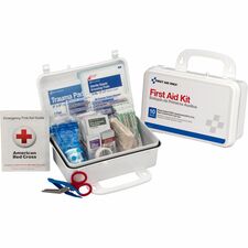 Pac-Kit Safety Equipment 10-person First Aid Kit 10 x Individual(s) - 4.5" Height x 7.5" Width x 2.8" Depth - Plastic Case - 1 Kit