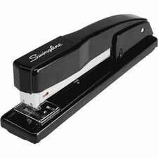 Swingline Commercial Desk Stapler Staples Upto 20 Sheet of 20lb Paper - Holds Upto 210 Staple - Full Strip - Staple Size: 0.25" - Black - Metal - 1 Each