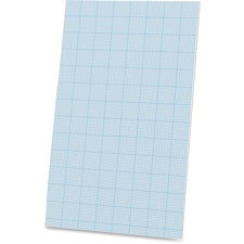 Ampad Graph Pad 40 Sheets - Glue - 20 lb Basis Weight - Legal - 8 1/2" x 14" Sheet Size - White Paper - Chipboard Backing - 1 Pad