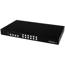 StarTech.com 4x4 HDMI Matrix Switch with Picture-and-Picture Multiviewer or Video Wall 1920 x 1200 - WUXGA - 4 x 4 - Display, TV - 4 x HDMI Out - TAA Compliant