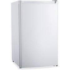 Avanti RM4406W 4.4 cubic foot Refrigerator 4.40 ft³ - Manual Defrost - Undercounter - Manual Defrost - Reversible - 4.40 ft³ Net Refrigerator Capacity - 120 V AC - 228 kWh per Year - White - Built-in