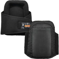 Ergodyne ProFlex 350 Gel Foam Knee Pads Black - Gel, Nitrile Butadiene Rubber (NBR) Foam, Neoprene, 1680D Ballistic Nylon, 420D Nylon, Ethylene Vinyl Acetate (EVA) - 2 / Pair