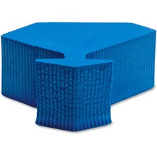 Lorell Door Wedge Foam - Blue - 1 Each
