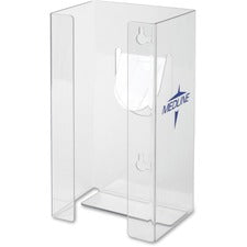 Medline Plastic Single Glove Box Holder Horizontal, Vertical - Plexiglass - Clear - 1 Each