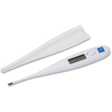 Medline Oral Digital Stick Thermometer Reusable, Latex-free - For Oral - White