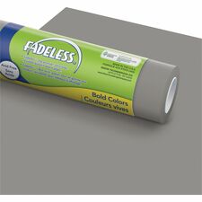 Fadeless Bulletin Board Art Paper Bulletin Board, Art Project, Craft Project, School, Home, Office Project - 48" Width x 50 ft Length - Pewter - 1 Roll