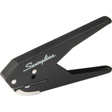 Swingline Low-Force 1-Hole Punch 1 Punch Head(s) - 20 Sheet - 9/32" Punch Size - Black