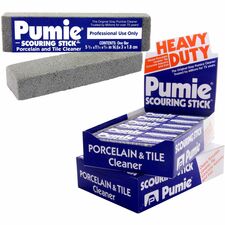 U.S. Pumice US Pumice Co. Heavy Duty Pumie Scouring Stick For Multipurpose - Recommended For: Mineral Deposit Remover, Stain Remover, Scale Remover, Baked-on Food Remover, Grease Remover, Carbon Remover, Grime Remover, Paint Remover, Rust Remover - Heavy