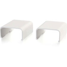 C2G Wiremold Uniduct 2900 Cover Clip White Joint Cover - White - Polyvinyl Chloride (PVC) - 1 Each - TAA Compliant