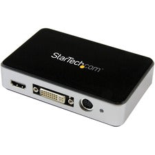 StarTech.com USB 3.0 HD Video Capture Device Functions: Video Conversion, Video Encoding - USB 3.0 - 1920 x 1080 - 60 fps - NTSC, PAL-M, PAL60 - DVI - 1 Each - PC - External - TAA Compliant