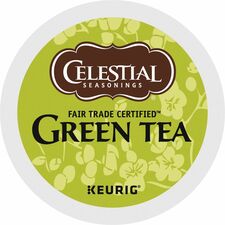 Celestial Seasonings® Natural Antioxidant Green Tea Compatible with Keurig Brewer - Green Tea - 24/Box - 4 / Carton
