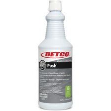 Betco BioActive Solutions Push Cleaner For Drain, Carpet, Upholstery - 32 fl oz (1 quart) - New Green Scent - Recommended For: Bacteria Remover, Protein Remover, Starch Remover, Oil Remover, Grease Remover, Gum Remover - Non-corrosive, Non-flammable, Caus