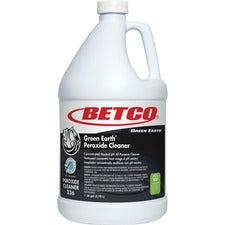 Betco Green Earth Peroxide Cleaner For Floor, Shower, Glass, Bathroom, Tile - Concentrate - 128 fl oz (4 quart) - Citrus, Fresh Mint Scent - Recommended For: Stain Remover, Mineral Deposit Remover, Hard Water Remover, Soap Scum Remover, Grout Remover - No