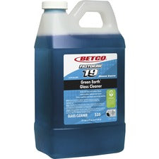 Betco Green Earth FastDraw 19 Glass Cleaner For Glass - Concentrate - 67.6 fl oz (2.1 quart) - Pleasant Scent - Ammonia-free, Butyl-free, Non-scratching, Non-streaking, Anti-fog, Residue-free - Blue Bottle - 1 Each