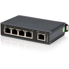 StarTech.com 5-Port Industrial Ethernet Switch - DIN Rail Mountable 5 Ports - Fast Ethernet - 10/100Base-TX - 2 Layer Supported - 2.12 W Power Consumption - Twisted Pair - Rail-mountable - 2 Year Limited Warranty - TAA Compliant